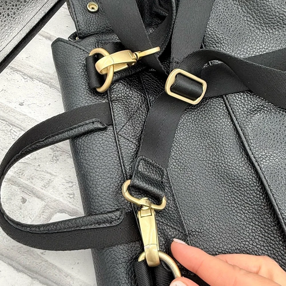 Freshly Picked Black Baby Bag Backpack